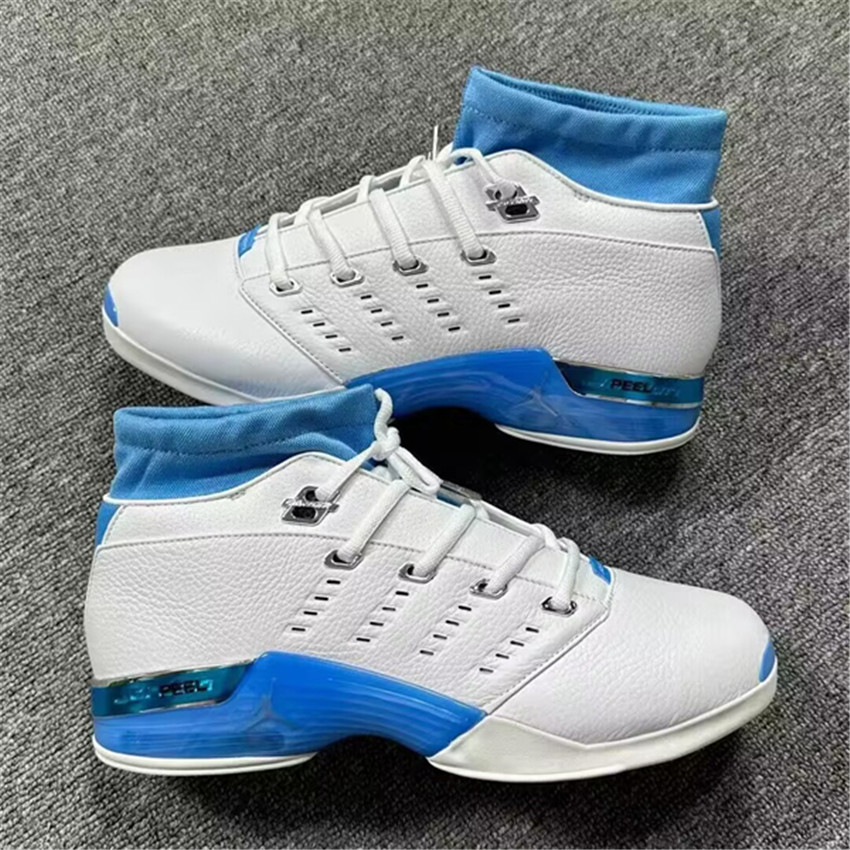 Men's Blue Air Jordan 17 Low University 2024 Shoes 020